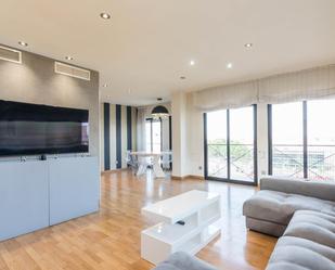 Living room of Flat for sale in  Murcia Capital  with Air Conditioner, Terrace and Balcony