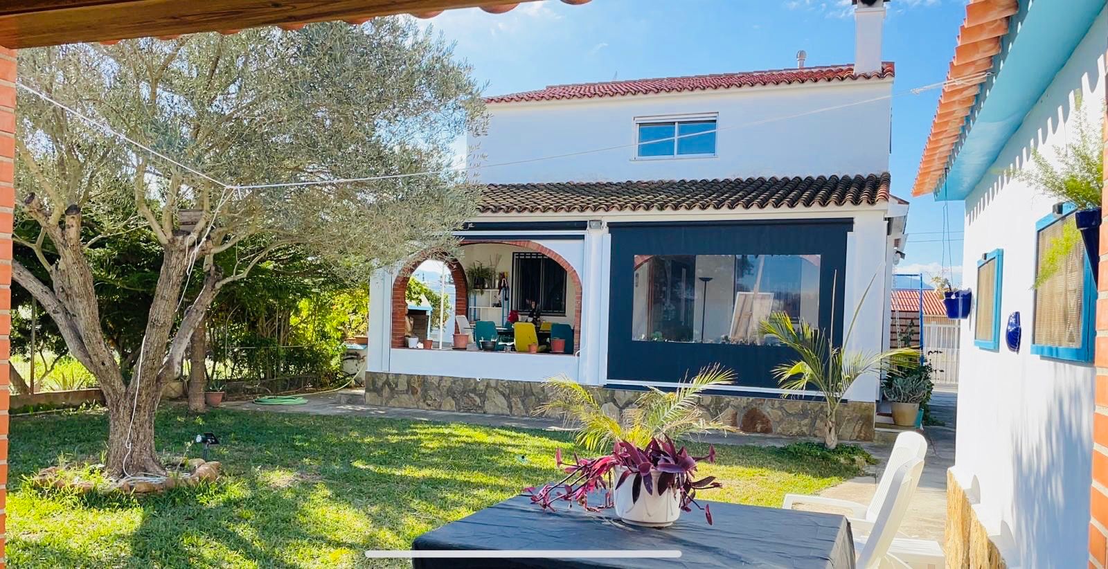 Garden of House or chalet for sale in Oliva  with Air Conditioner, Heating and Private garden