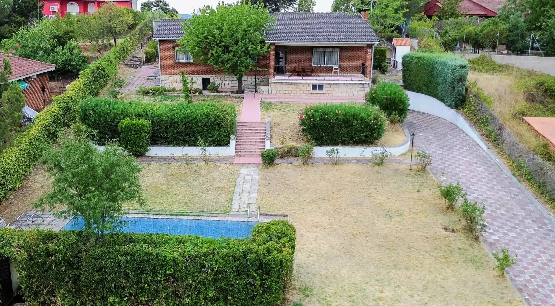 Garden of Houses for sale in Santa Cruz del Retamar  with Private garden, Terrace and Swimming Pool