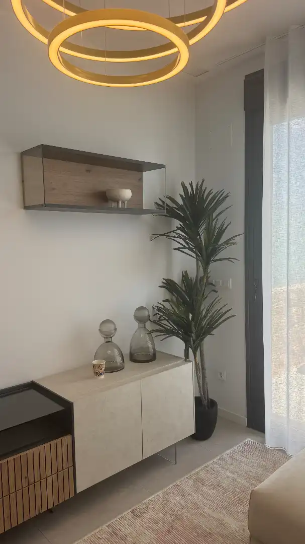 Wohnzimmer von Maisonette zum Verkauf in La Nucia mit Klimaanlage, Privatgarten und Terrasse