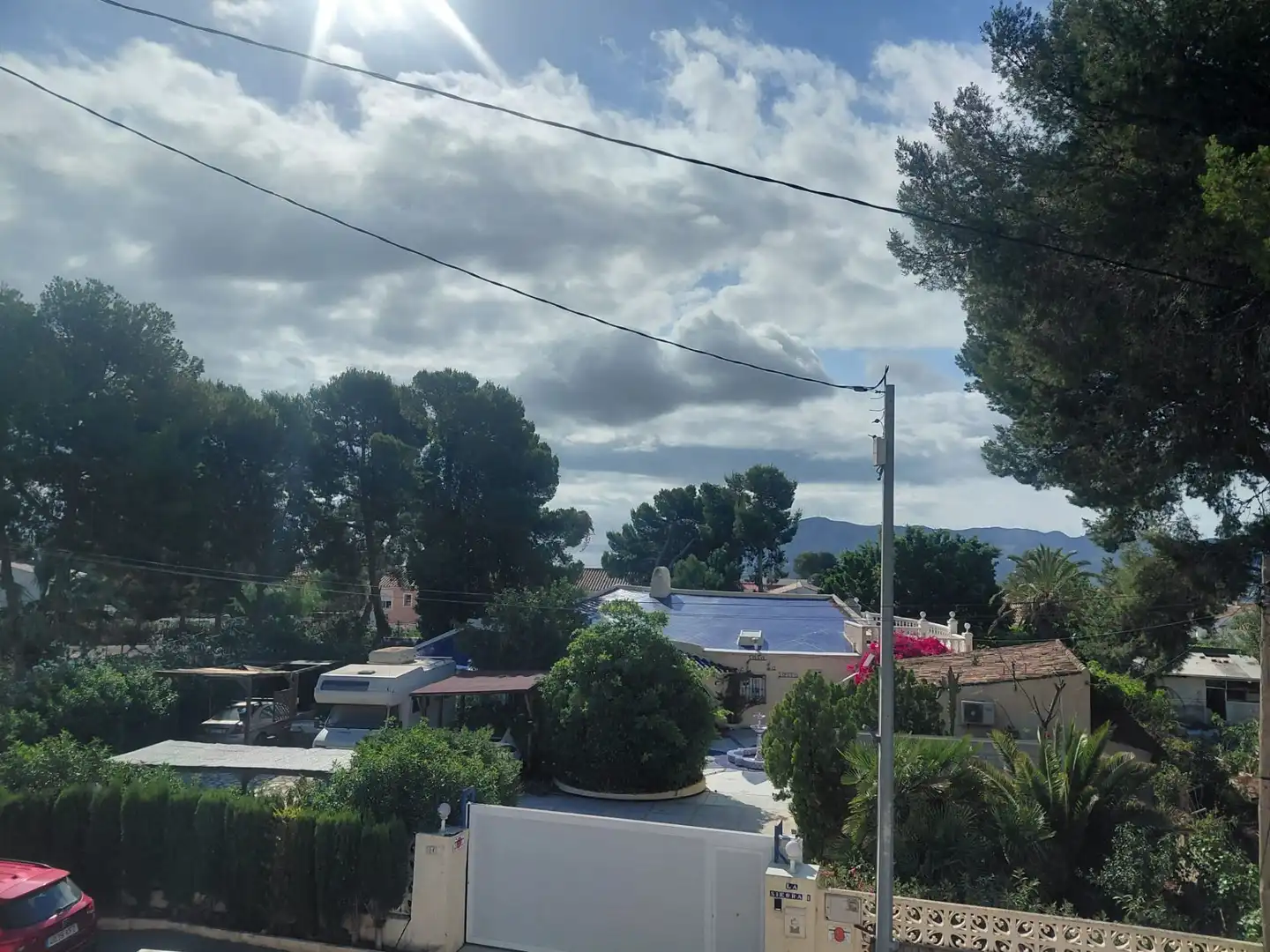 Vista exterior de Casa o xalet en venda en La Nucia amb Aire condicionat, Jardí privat i Traster