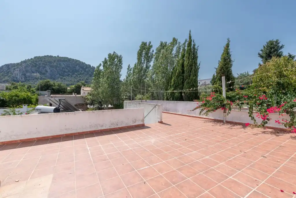 Terrasse von Country house zum Verkauf in Pollença mit Privatgarten, Terrasse und Abstellraum