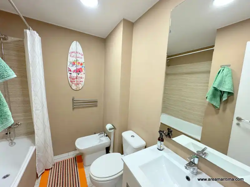 Bathroom of Flat for rent in Alboraya  with Air Conditioner, Parquet flooring and Furnished