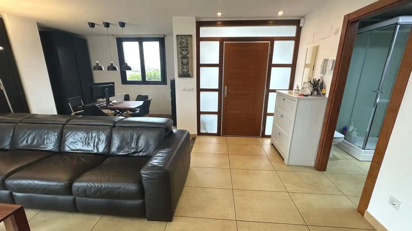 Sala de estar de Casa o chalet en venta en Elburgo / Burgelu con Calefacción, Jardín privado y Terraza