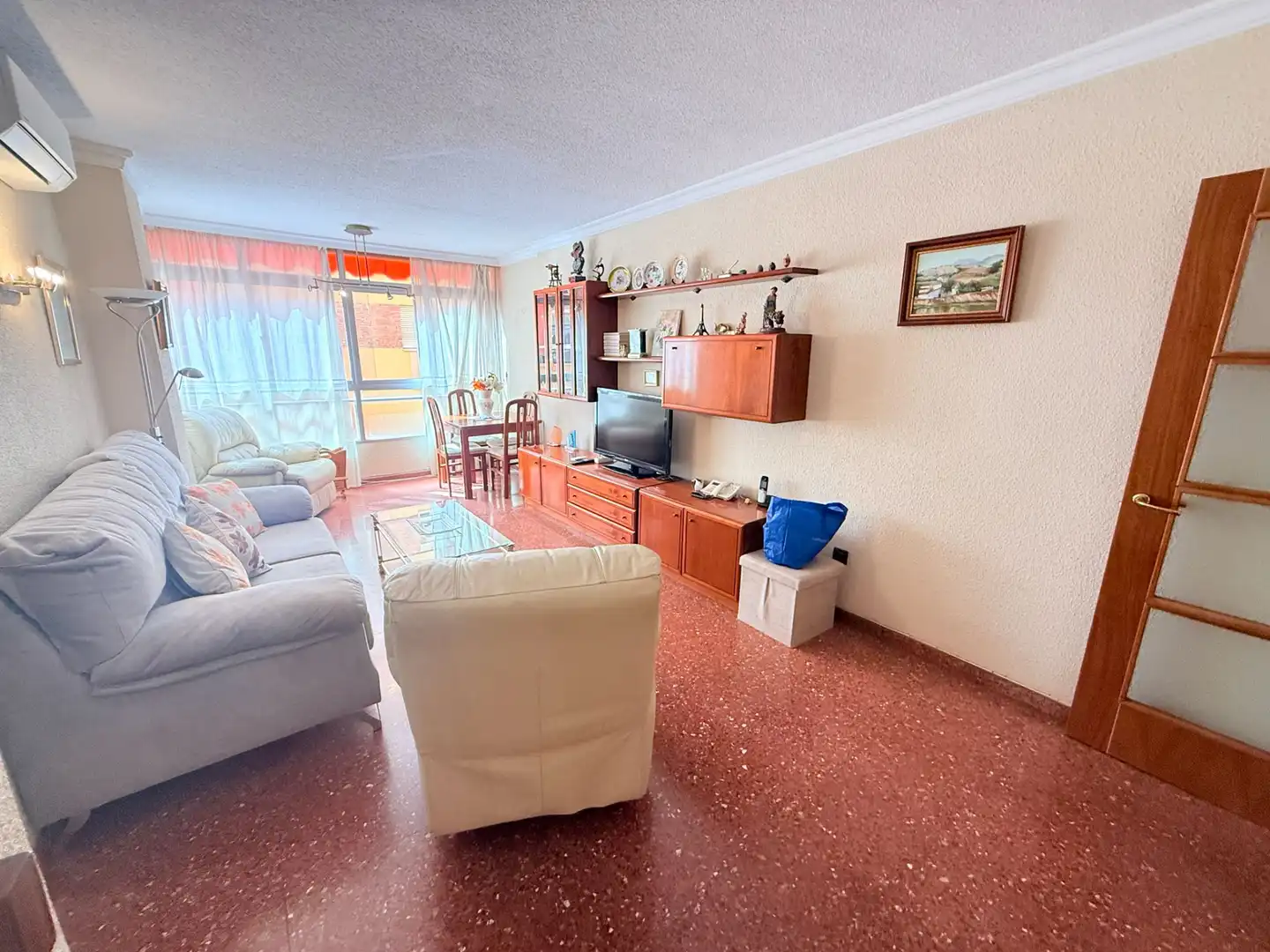 Sala d'estar de Pis en venda en Málaga amb Aire condicionat, Moblat i Forn