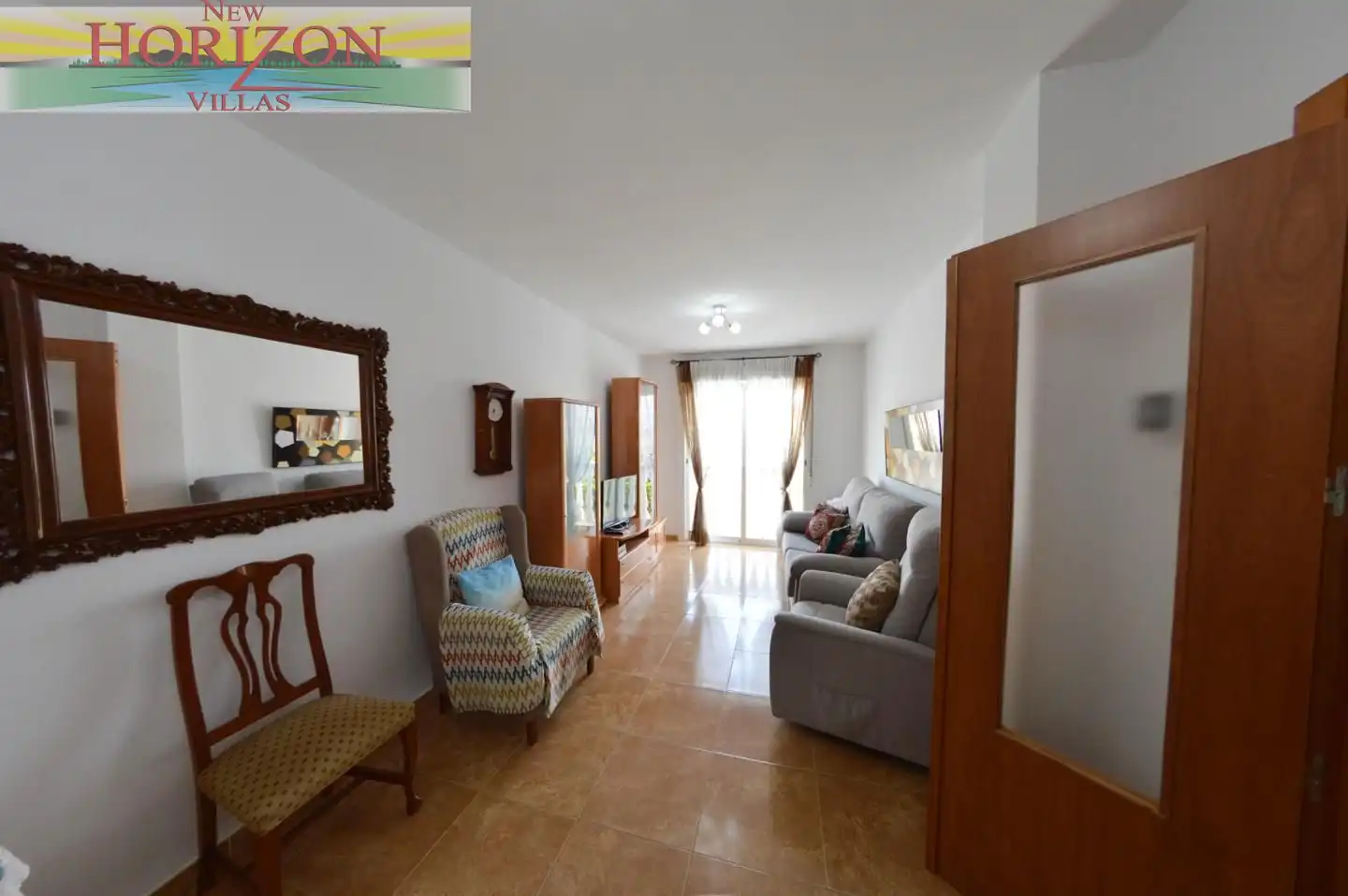 Living room of Flat for sale in Albox  with Air Conditioner, Terrace and Furnished