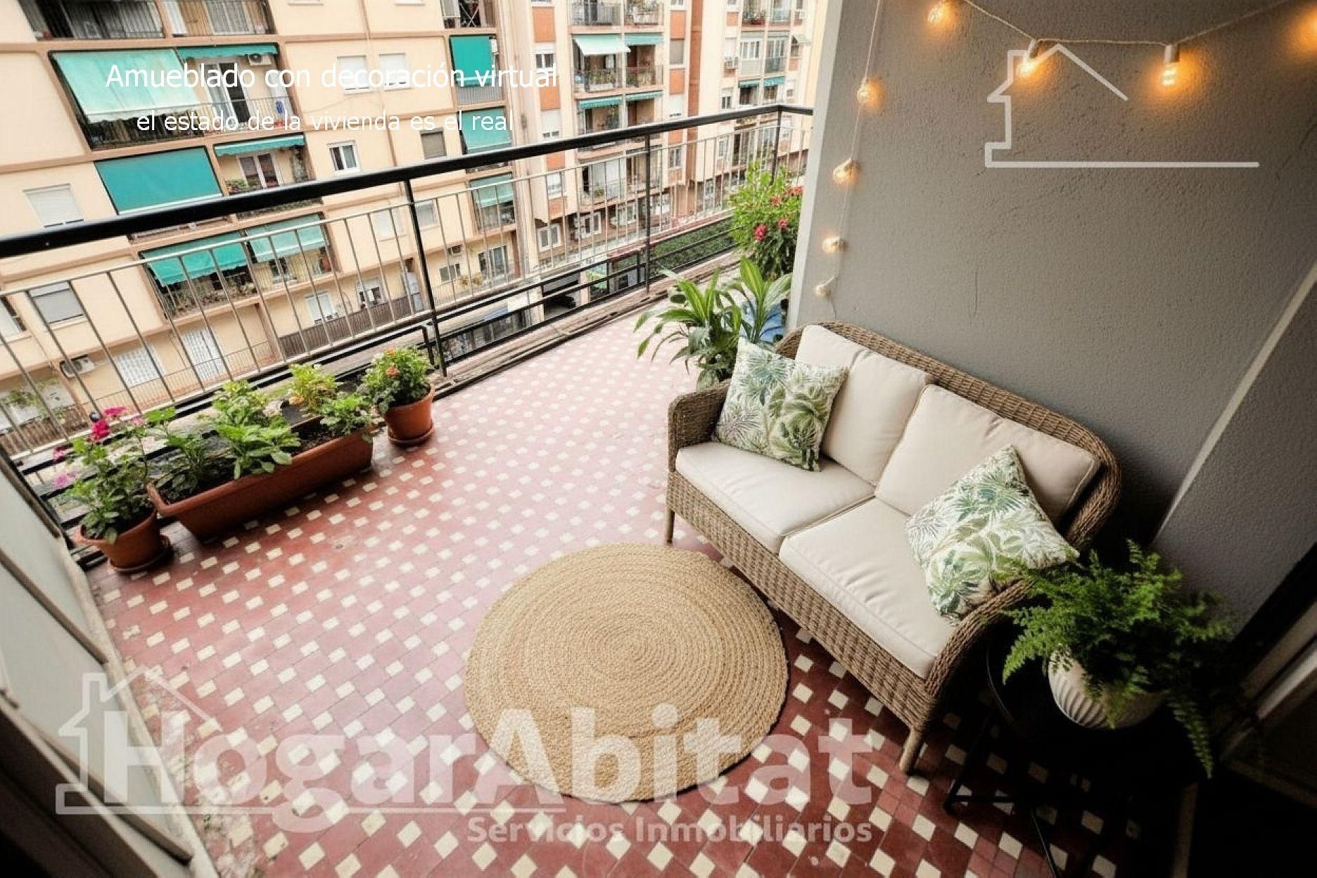 Balcony of Flat for sale in  Valencia Capital  with Air Conditioner and Balcony