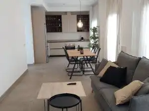Living room of Flat for rent in Almería  with Air Conditioner, Heating and Terrace