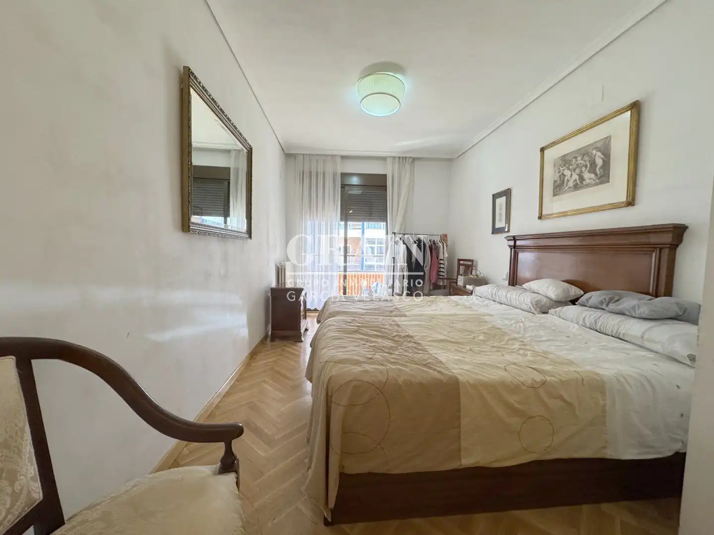 Bedroom of Flat for sale in Albacete  with Air Conditioner, Heating and Parquet flooring
