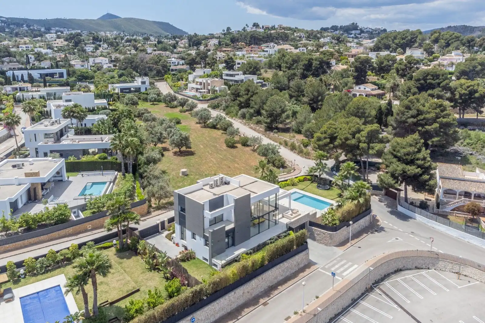 Exterior view of Houses for sale in Jávea / Xàbia  with Air Conditioner, Heating and Private garden