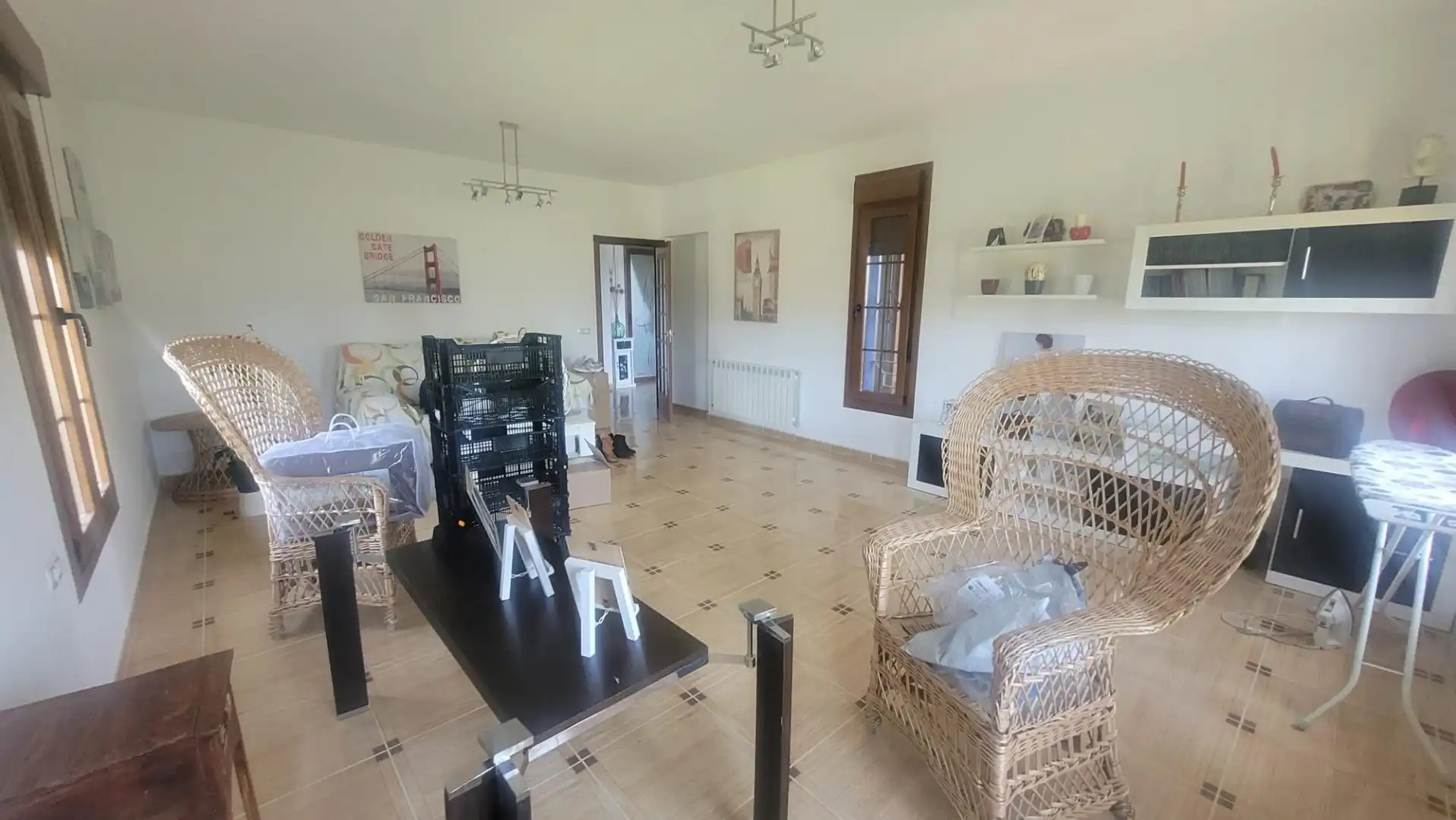 Sala de estar de Casa o chalet en venta en Casar de Cáceres con Aire acondicionado, Calefacción y Trastero