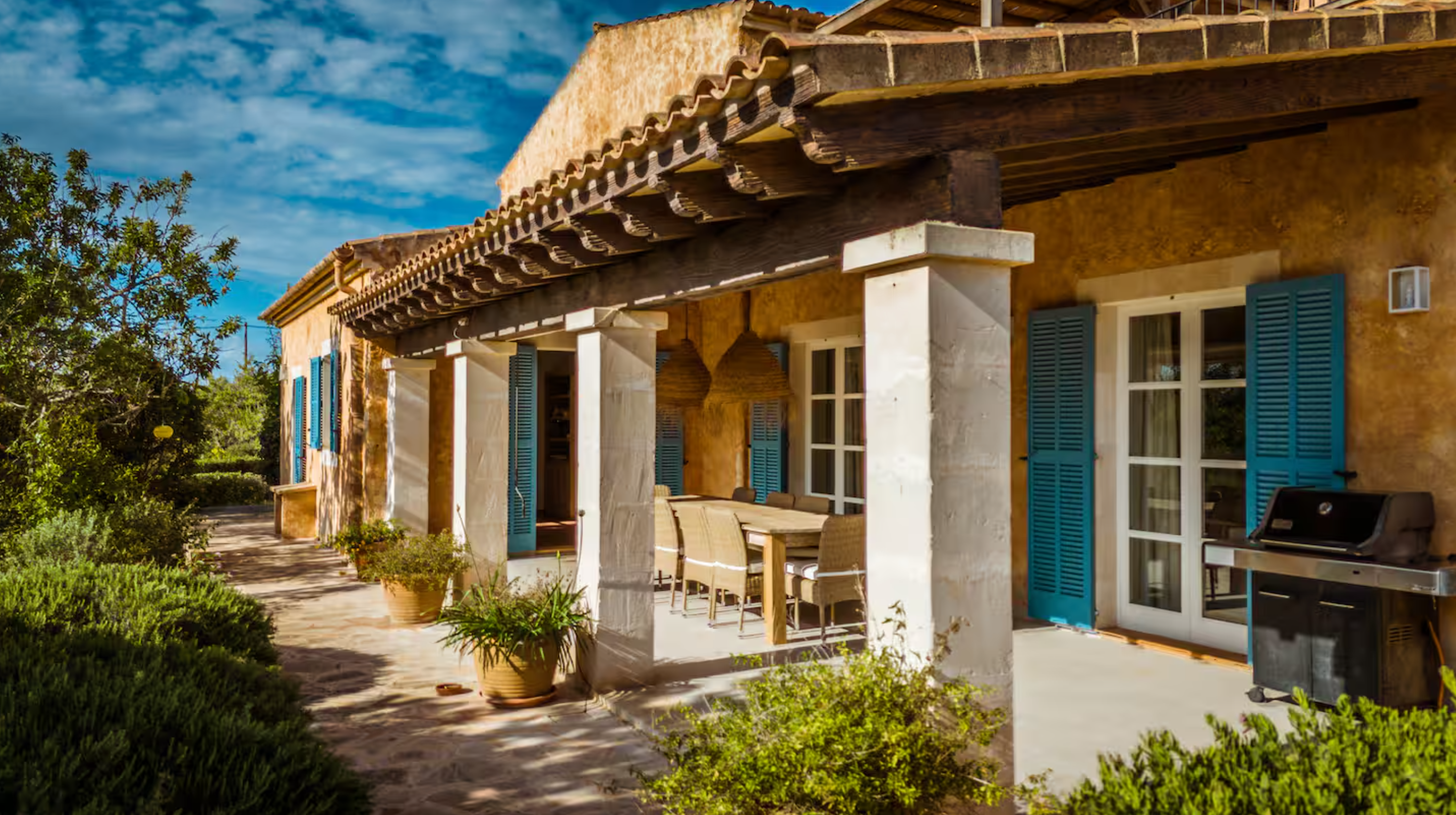 Exterior view of Country house for sale in Santanyí  with Air Conditioner, Swimming Pool and Furnished