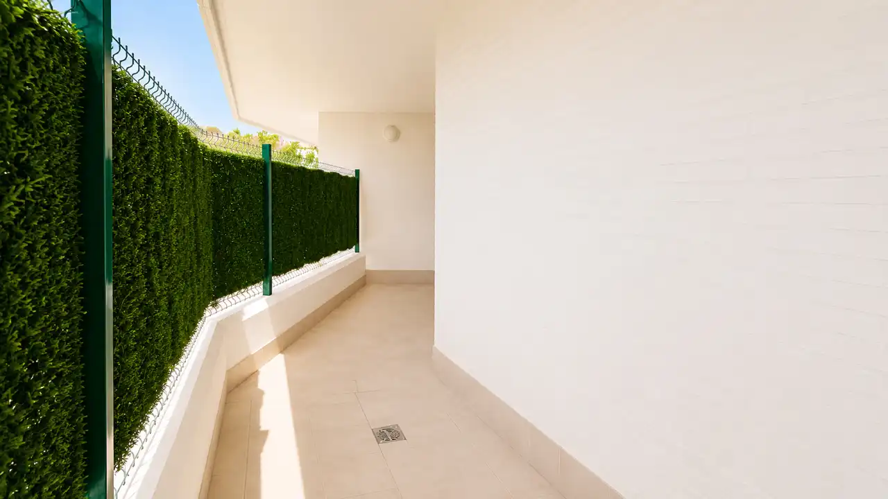 Terraza de Apartamento de alquiler en Marbella con Aire acondicionado, Calefacción y Terraza