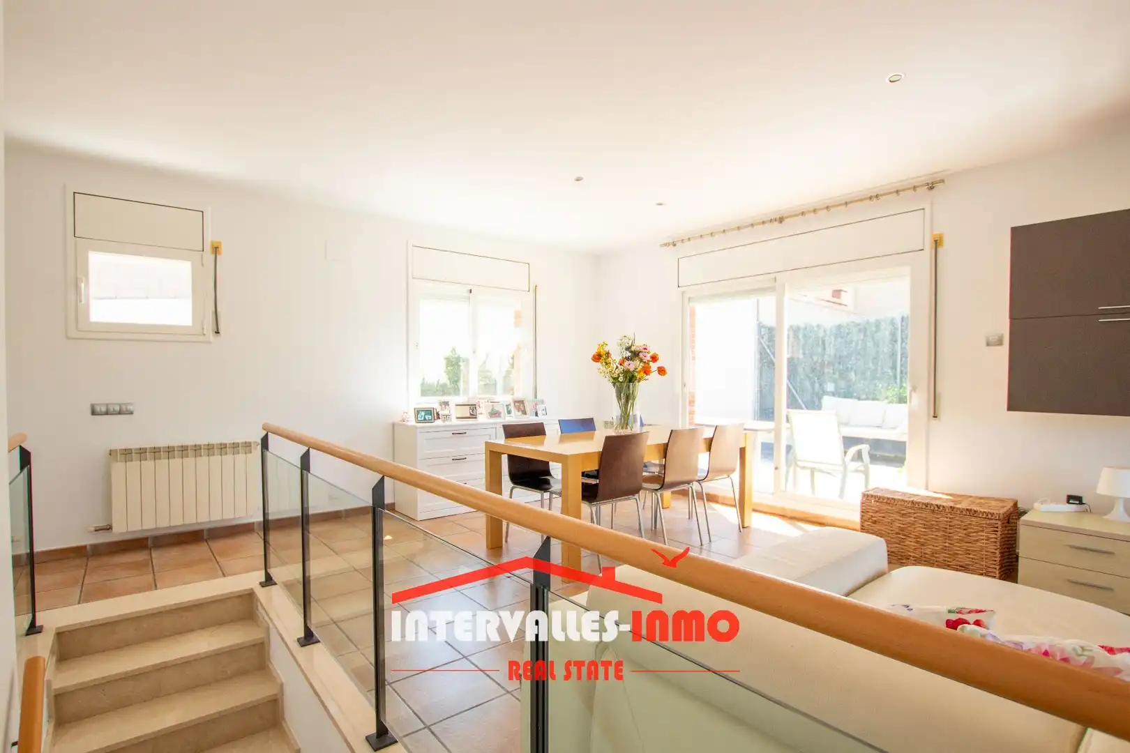 Sala de estar de Casa o chalet en venta en Caldes de Montbui con Aire acondicionado, Calefacción y Jardín privado
