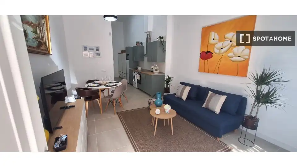 Sala d'estar de Apartament per a compartir en Carretera de Cádiz