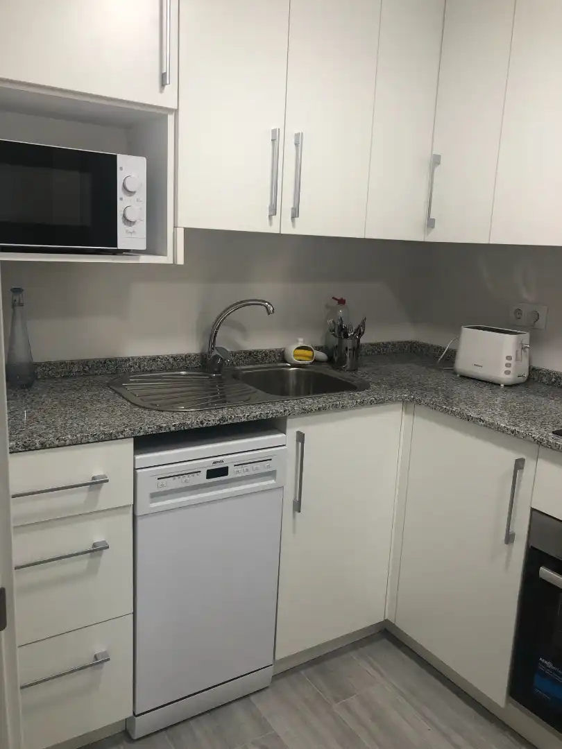 Kitchen of Apartments for rent in Santa Pola  with Terrace, Furnished and Oven