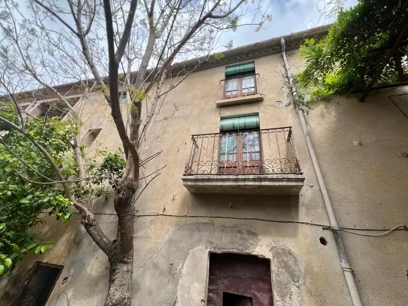 Vista exterior de Casa o xalet en venda en Saus, Camallera i Llampaies amb Terrassa i Balcó