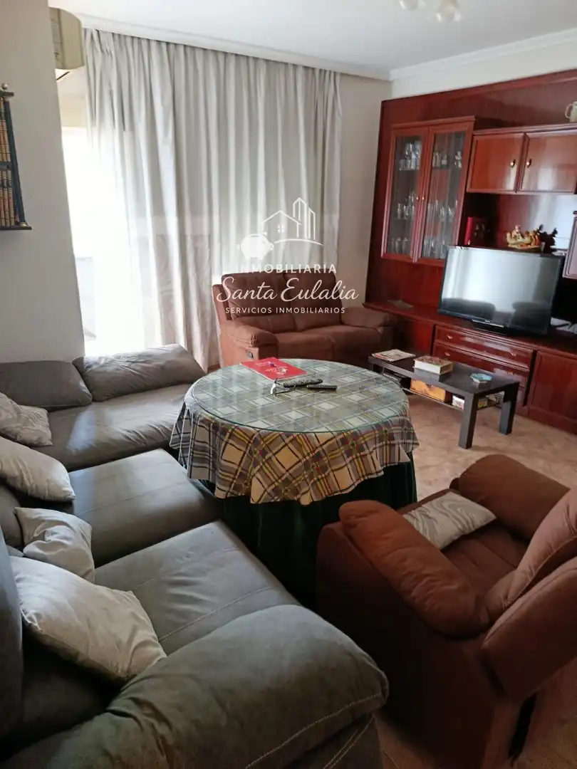 Sala d'estar de Pis en venda en Mérida amb Aire condicionat, Terrassa i Traster