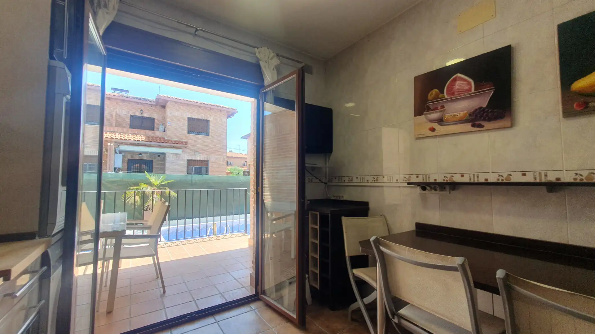 Terrassa de Casa adosada en venda en Olías del Rey amb Aire condicionat, Calefacció i Jardí privat