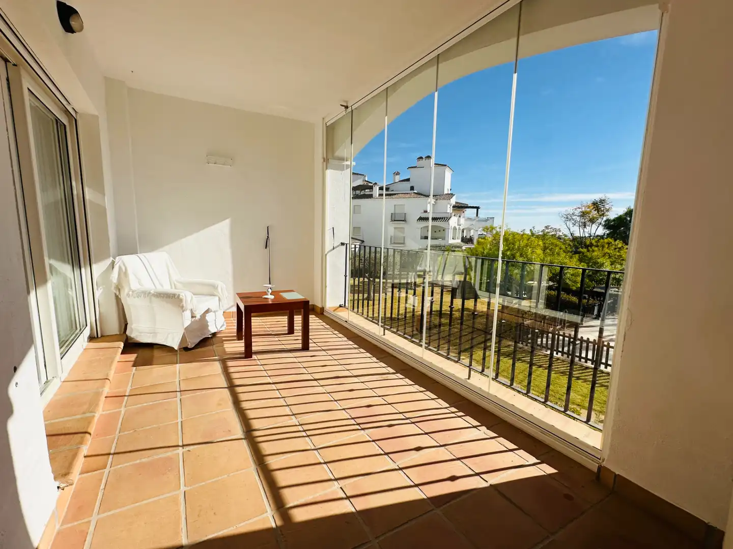 Terrace of Flat for sale in Torre-Pacheco  with Air Conditioner, Storage room and Furnished