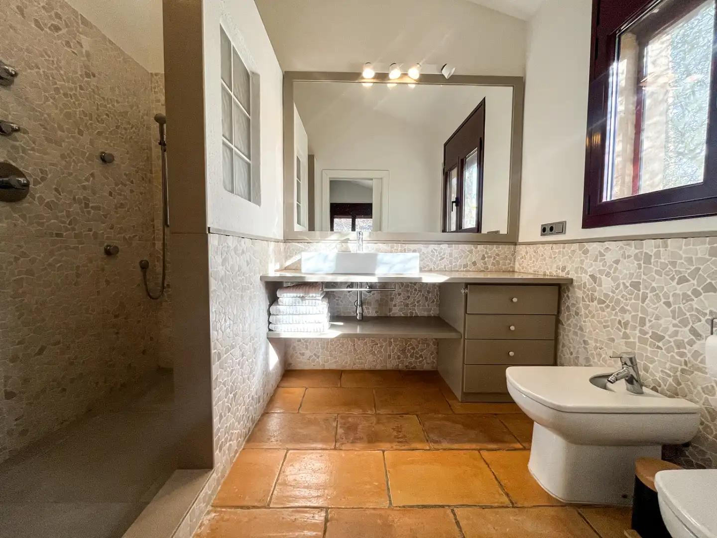 Baño de Casa o chalet en venta en Sant Gregori con Aire acondicionado, Calefacción y Jardín privado