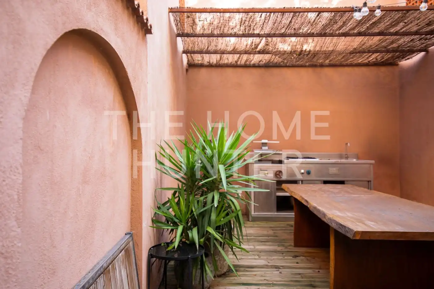 Terrasse von Wohnung zum Verkauf in Barcelona mit Heizung, Privatgarten und Terrasse