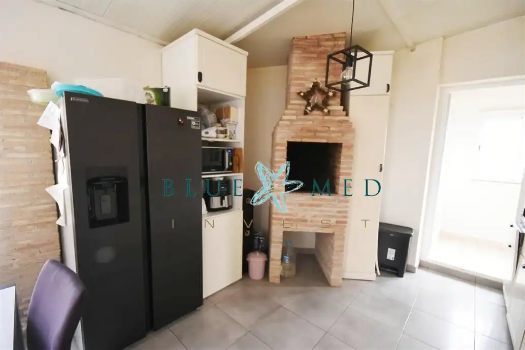 Cocina de Casa o chalet en venta en Mazarrón con Jardín privado y Piscina comunitaria