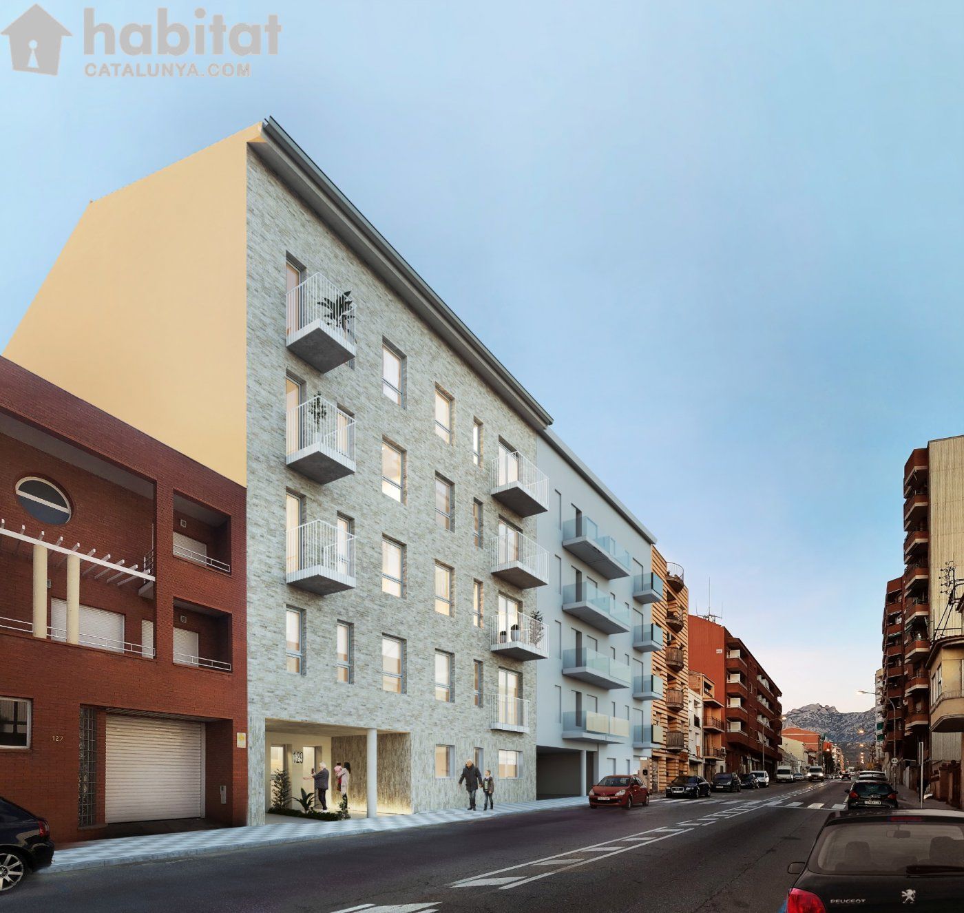 Exterior view of Flat for sale in Esparreguera  with Air Conditioner, Heating and Storage room