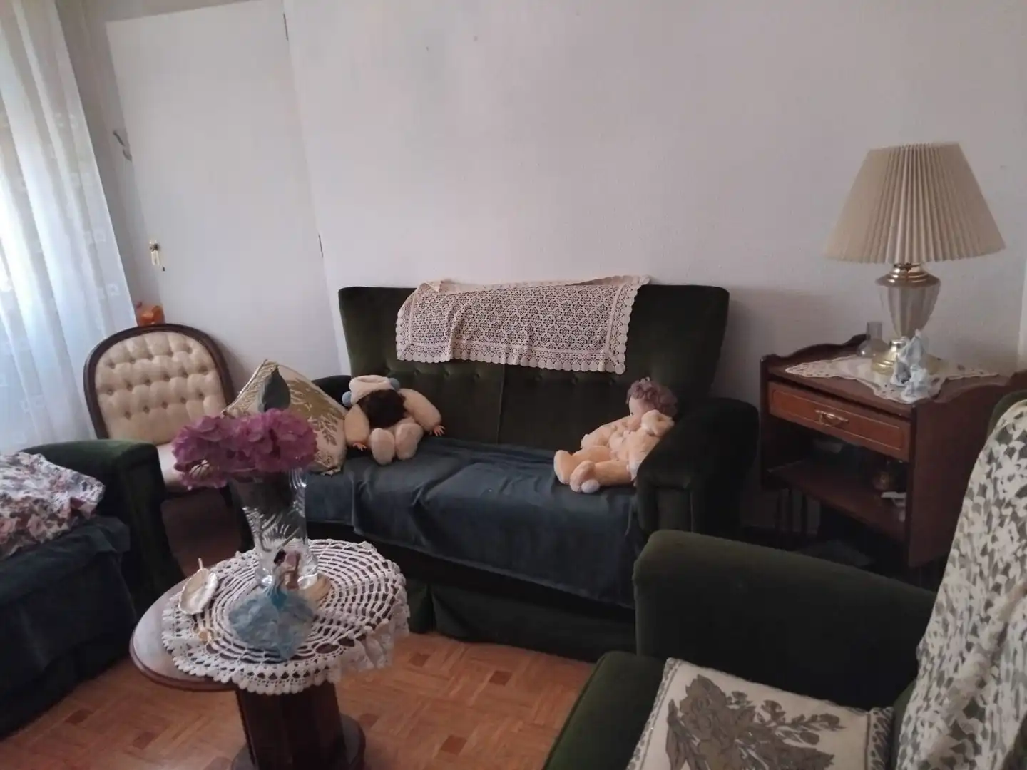 Sala d'estar de Pis en venda en Palencia amb Calefacció, Parquet i Terrassa