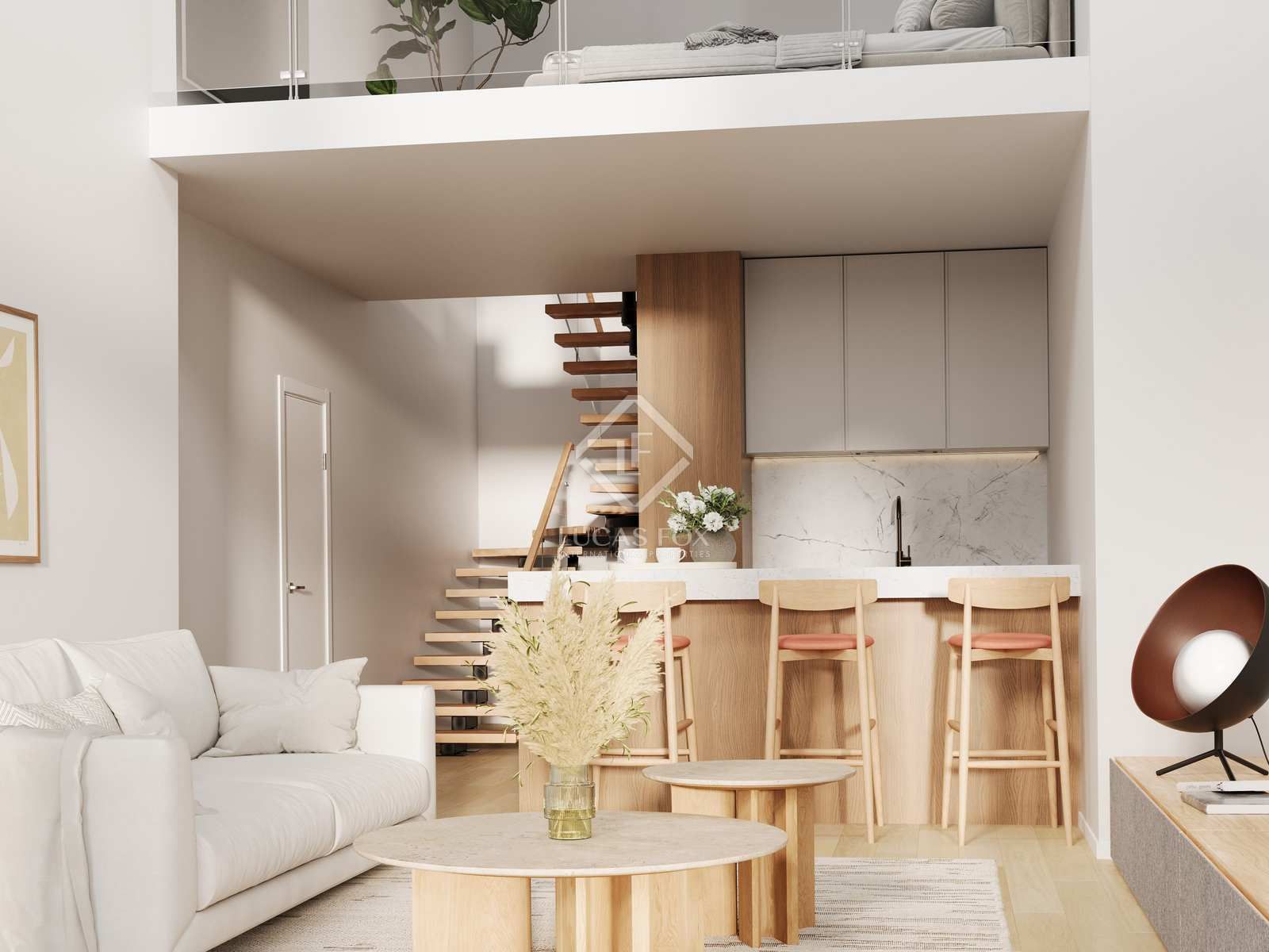 Kitchen of Attic for sale in  Barcelona Capital  with Terrace
