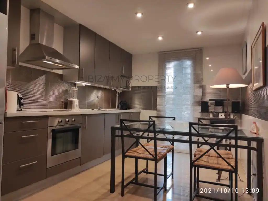 Kitchen of Apartments for sale in Eivissa  with Air Conditioner, Terrace and Furnished