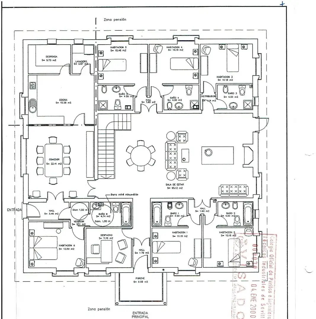 Country house zum Verkauf in Villanueva del Río y Minas mit Klimaanlage, Abstellraum und Schwimmbad