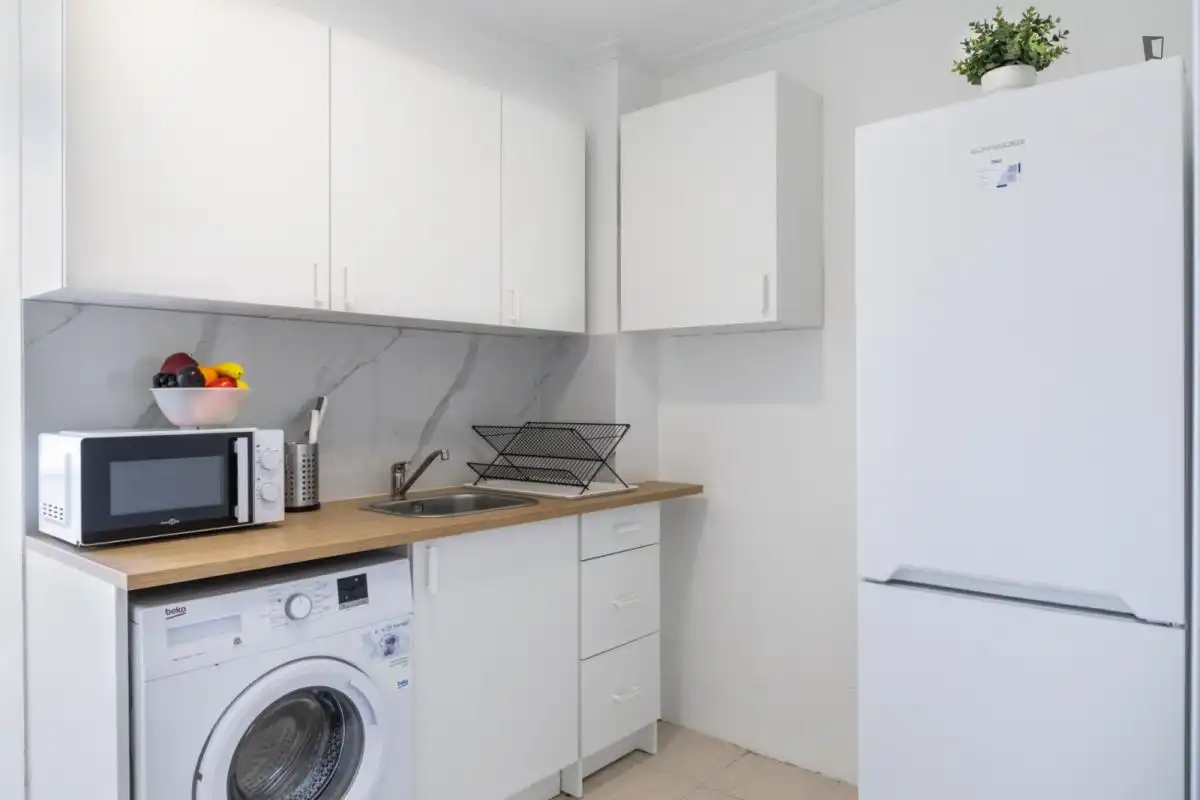 Cocina de Apartamento para compartir en Parla con Calefacción, Amueblado y Horno