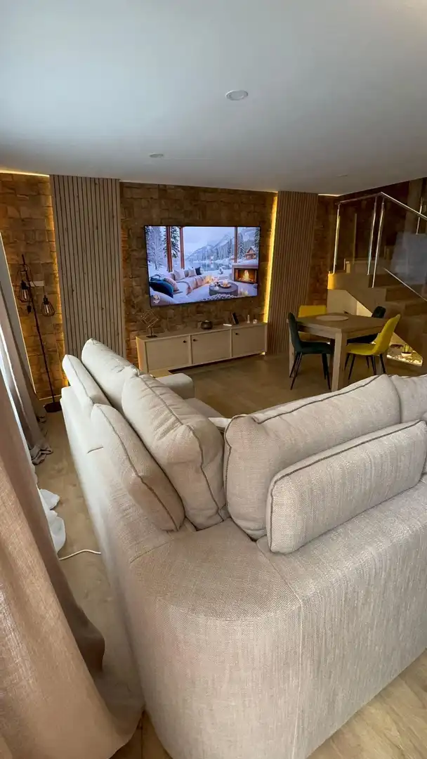 Living room of Detached homes for rent in Mutxamel  with Air Conditioner, Private garden and Parquet flooring