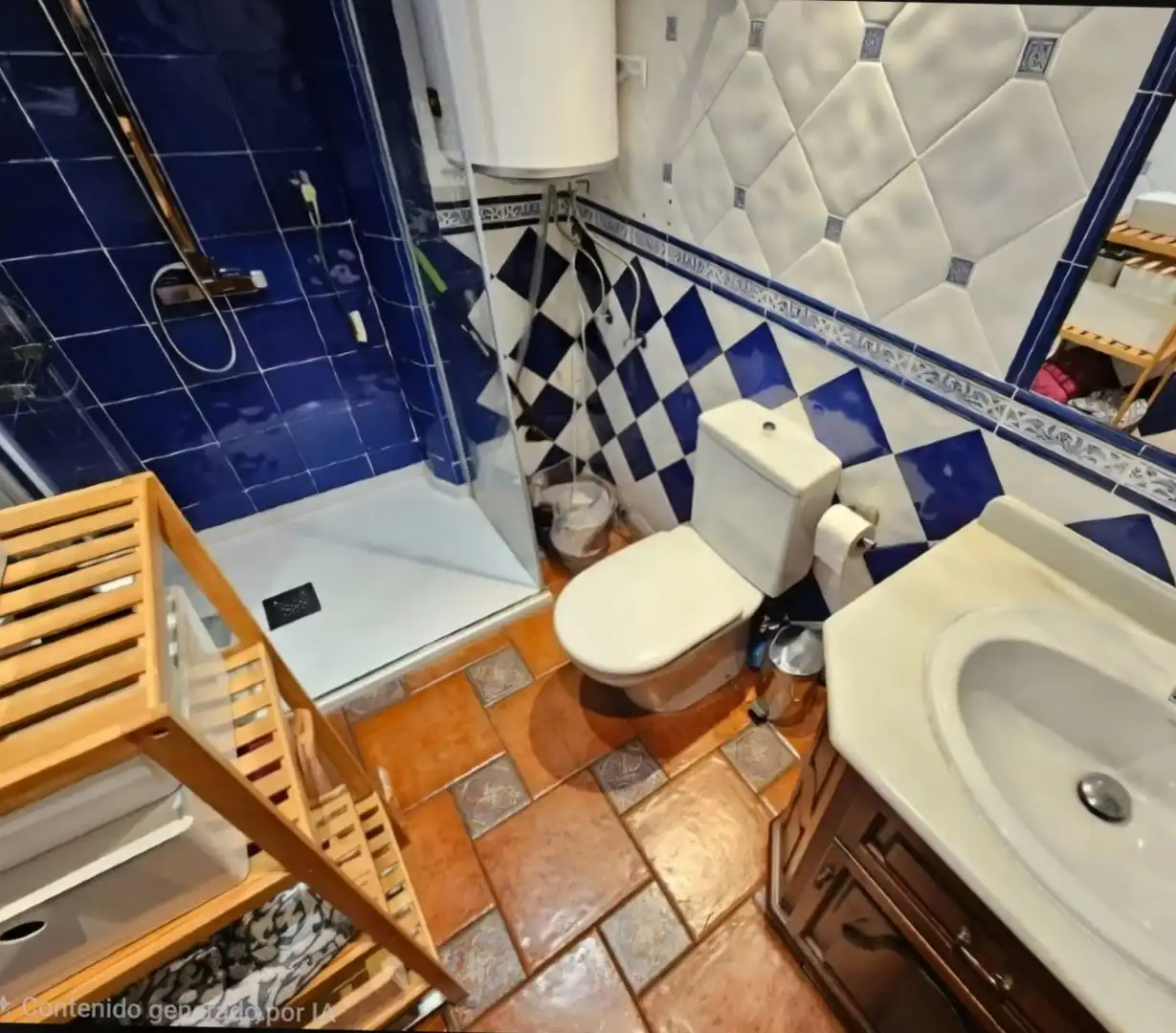 Baño de Dúplex en venta en Avilés con Calefacción, Parquet y Terraza