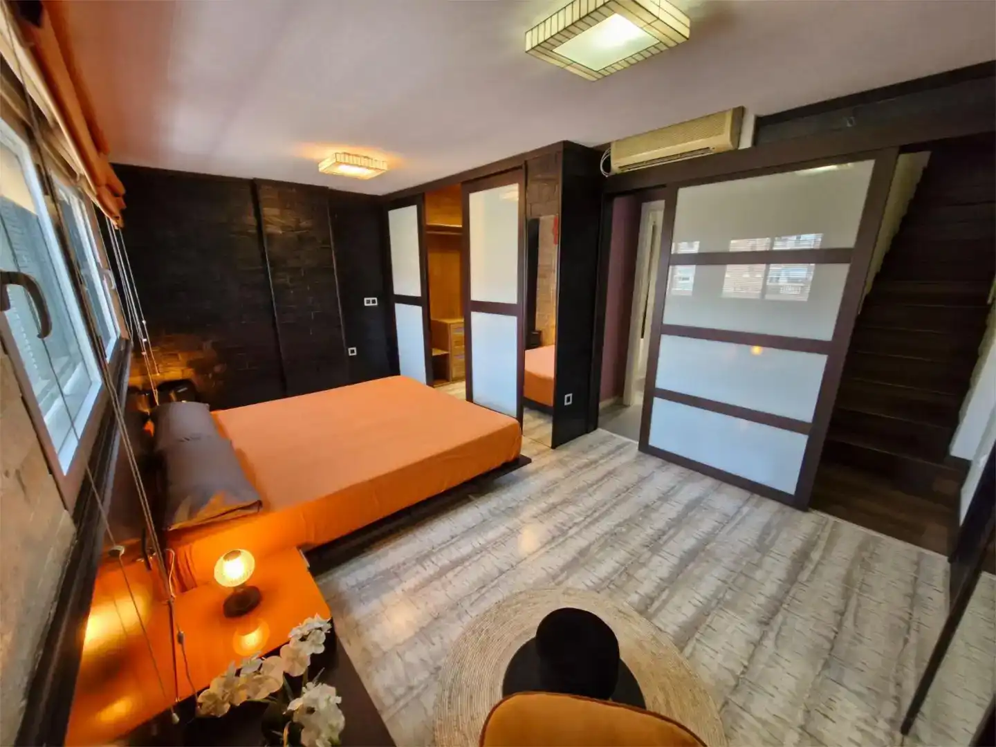 Schlafzimmer von Wohnung zur Miete in  Sevilla Capital mit Klimaanlage
