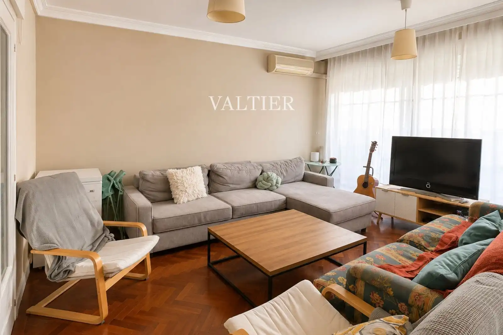 Sala de estar de Piso de alquiler en Madrid con Aire acondicionado y Amueblado