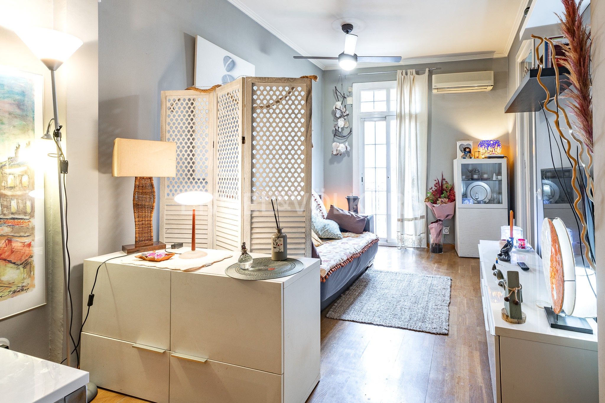 Bedroom of Apartment for sale in  Barcelona Capital  with Air Conditioner, Heating and Parquet flooring