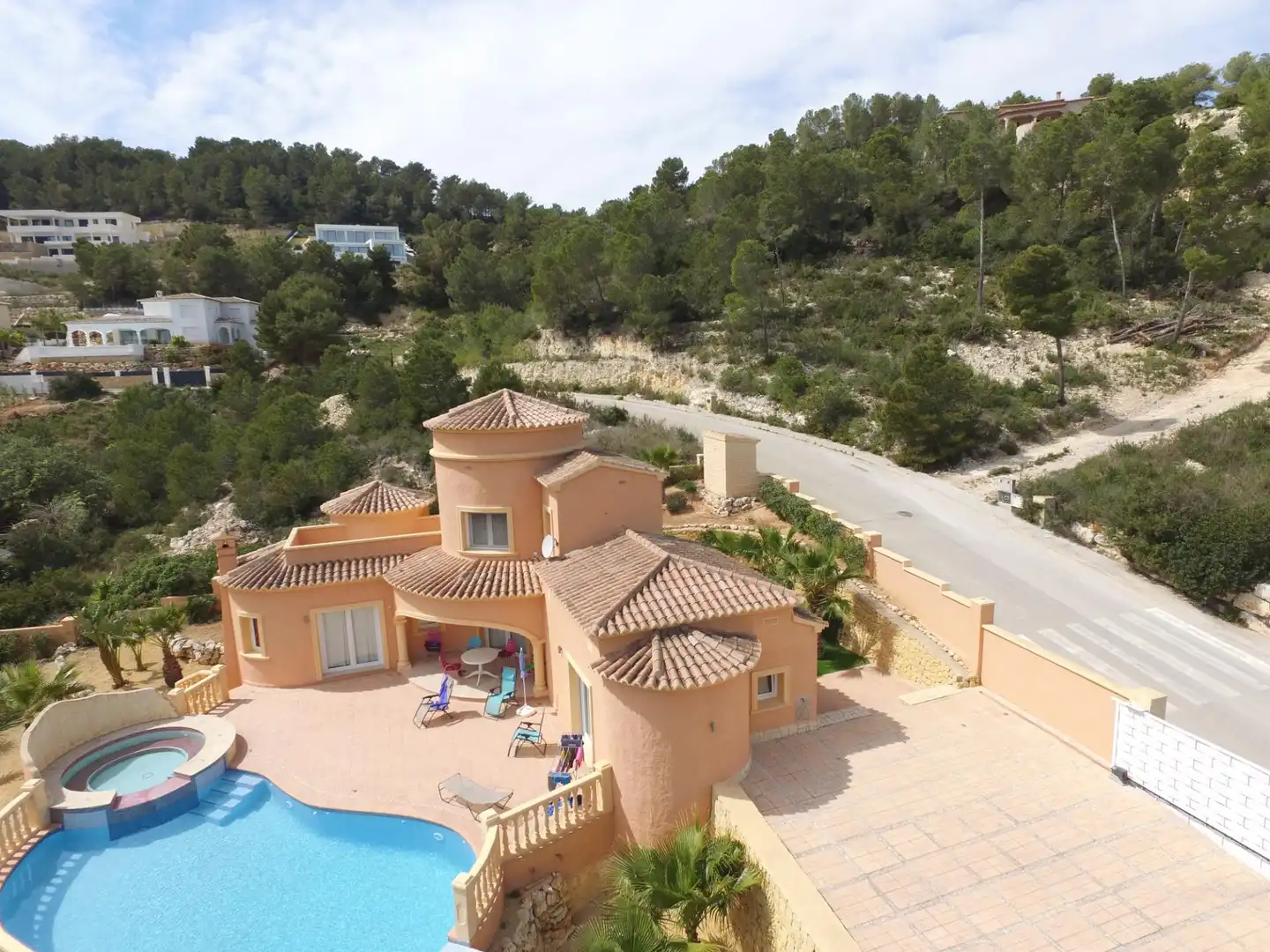 Vista exterior de Casa o xalet en venda en Jávea / Xàbia amb Calefacció, Jardí privat i Terrassa