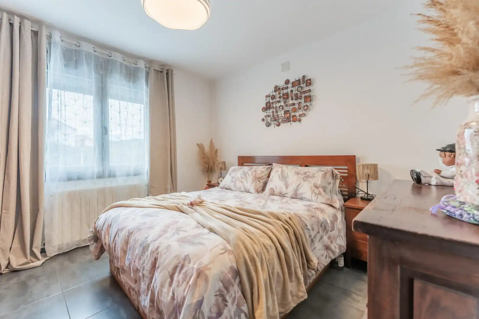 Habitación de Casa adosada en venta en Bigues i Riells del Fai con Aire acondicionado, Calefacción y Jardín privado