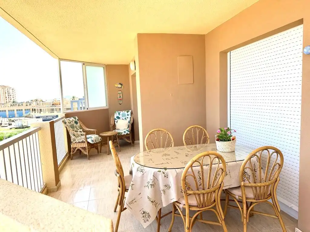 Dining room of Apartments for rent in La Manga del Mar Menor  with Heating, Terrace and Swimming Pool