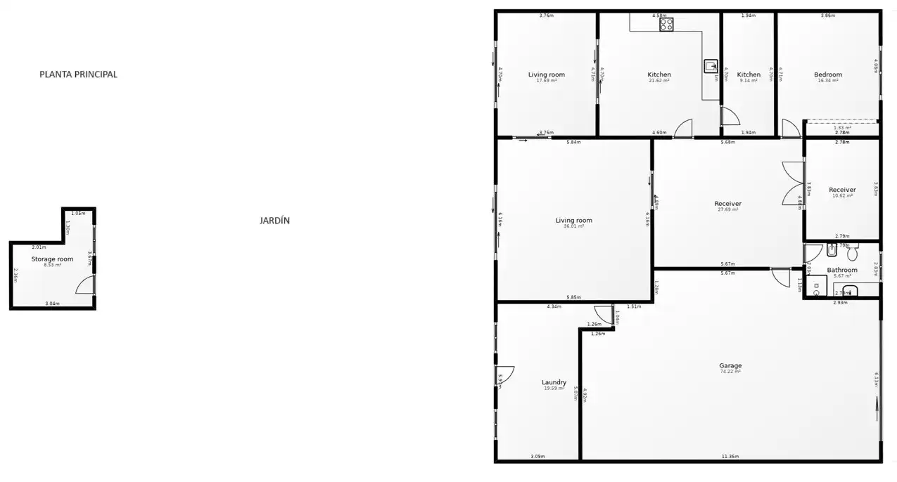 Haus oder Chalet zum Verkauf in Pineda de Mar mit Klimaanlage, Heizung und Privatgarten