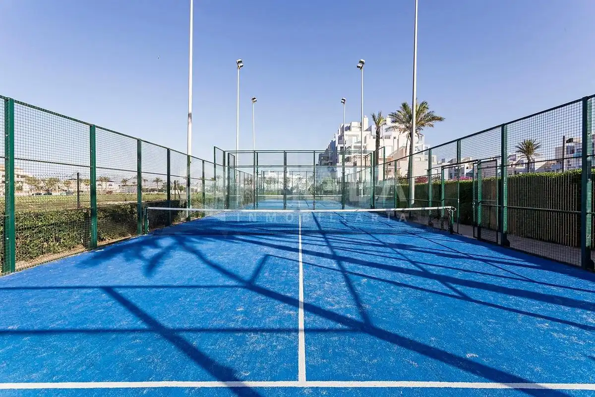 Exterior view of Ground floor for sale in Roquetas de Mar  with Air Conditioner, Private garden and Terrace
