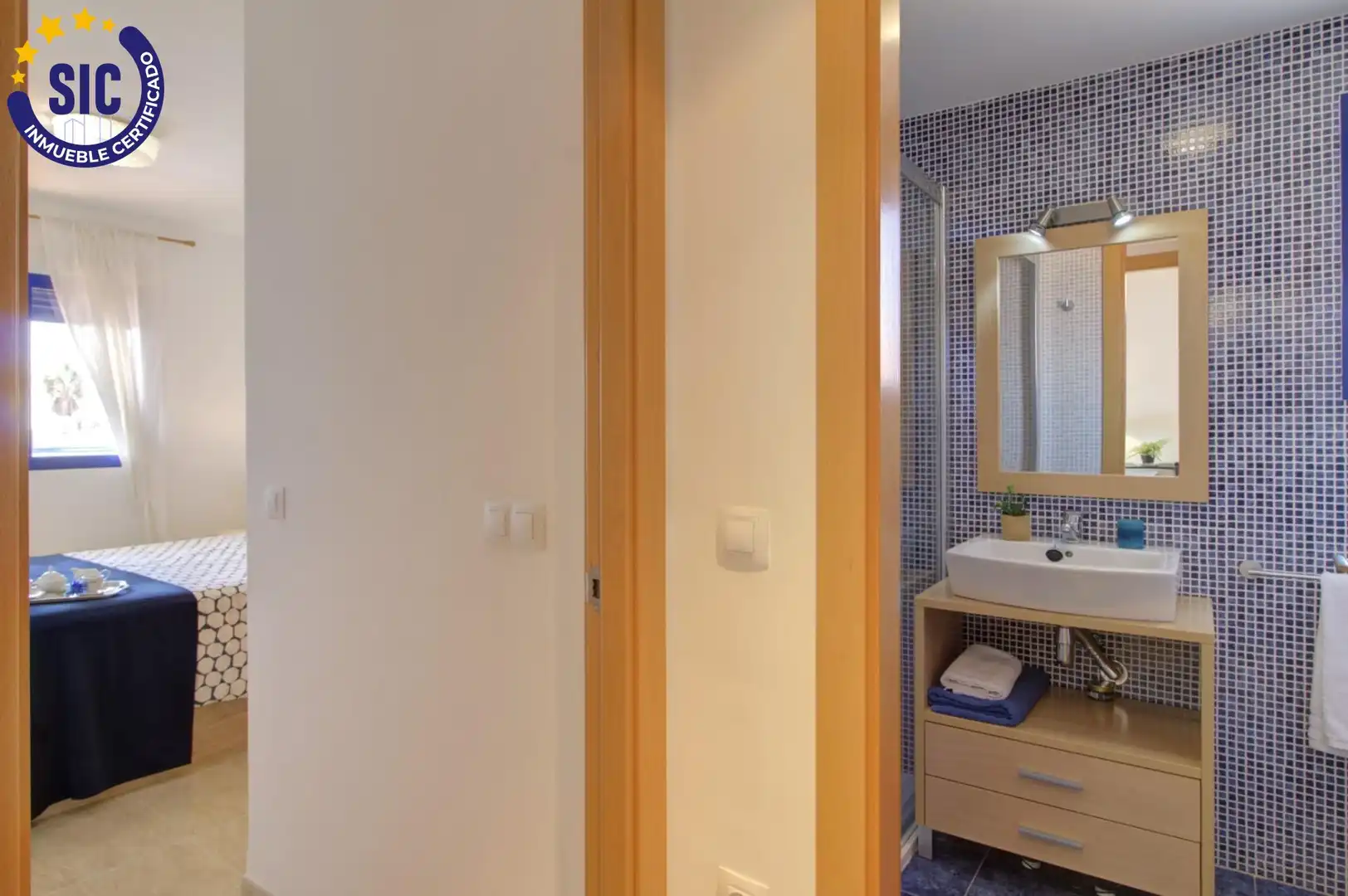 Badezimmer von Maisonette zum Verkauf in Nules mit Klimaanlage, Privatgarten und Terrasse