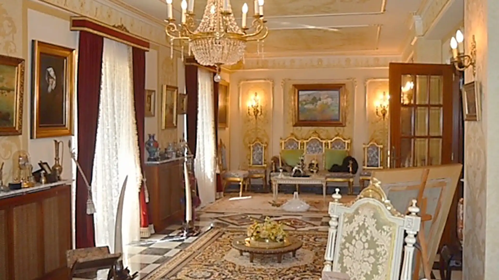 Sala de estar de Finca rústica en venta en Alcoy / Alcoi con Aire acondicionado, Calefacción y Jardín privado