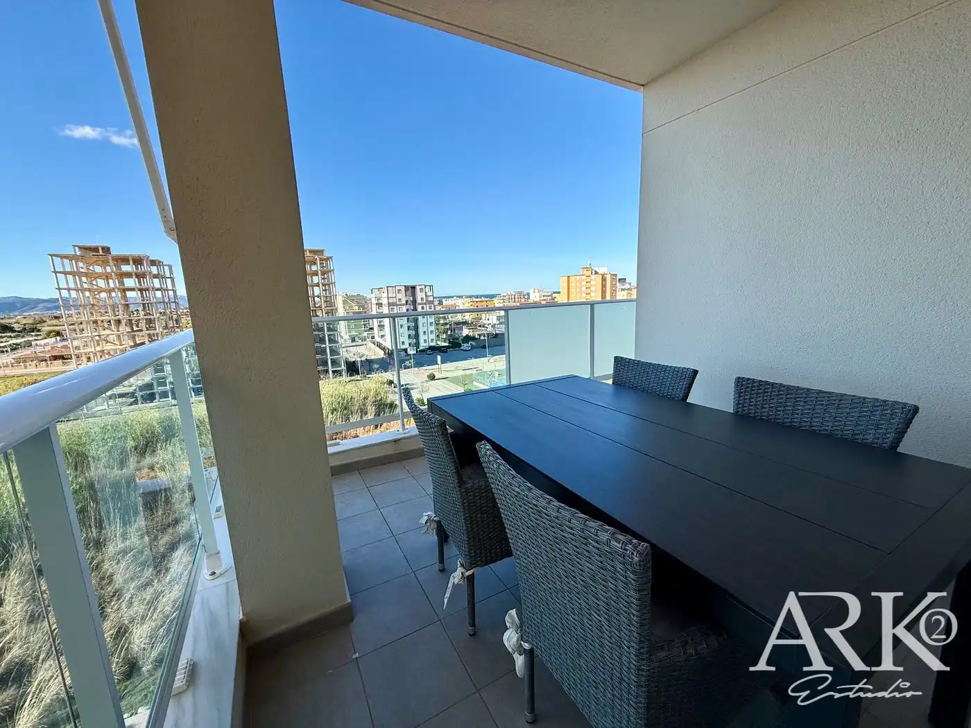 Terraza de Apartamento en venta en Piles con Aire acondicionado, Calefacción y Terraza