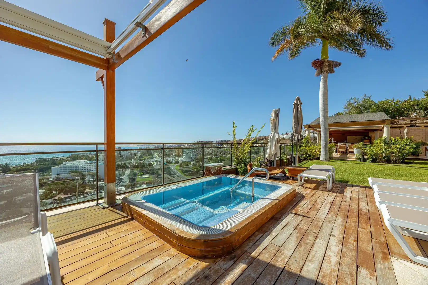 Terraza de Casa o chalet en venta en San Bartolomé de Tirajana con Aire acondicionado, Jardín privado y Terraza