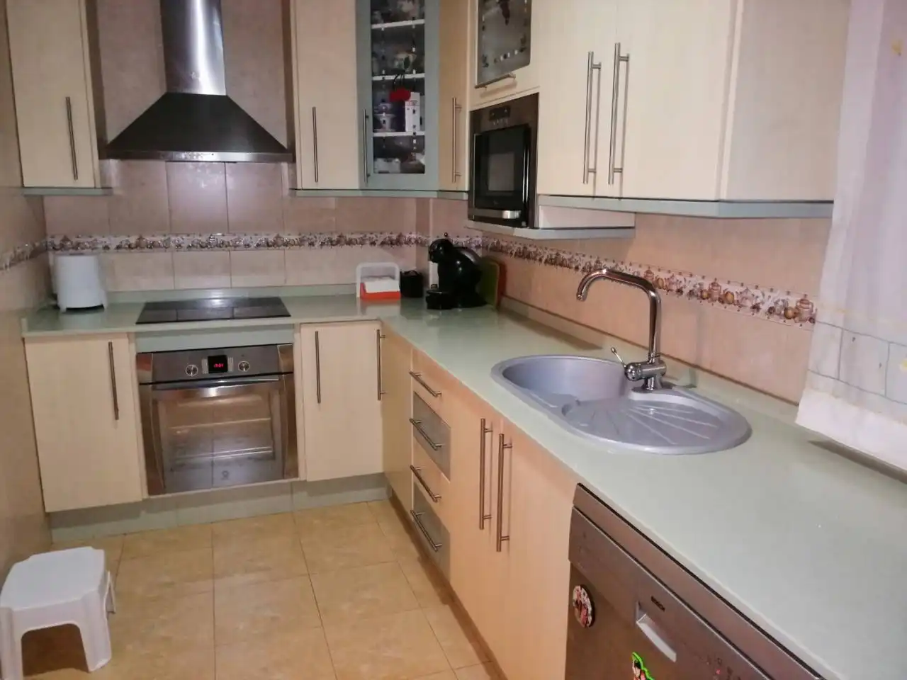 Kitchen of Flat for sale in Hellín  with Air Conditioner, Furnished and Balcony