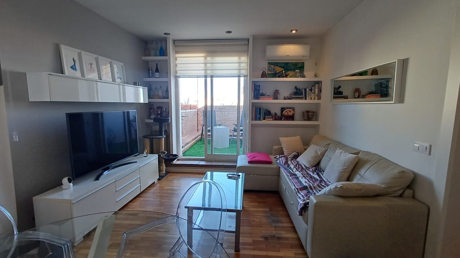 Sala d'estar de Àtic en venda en  Lleida Capital amb Aire condicionat i Calefacció