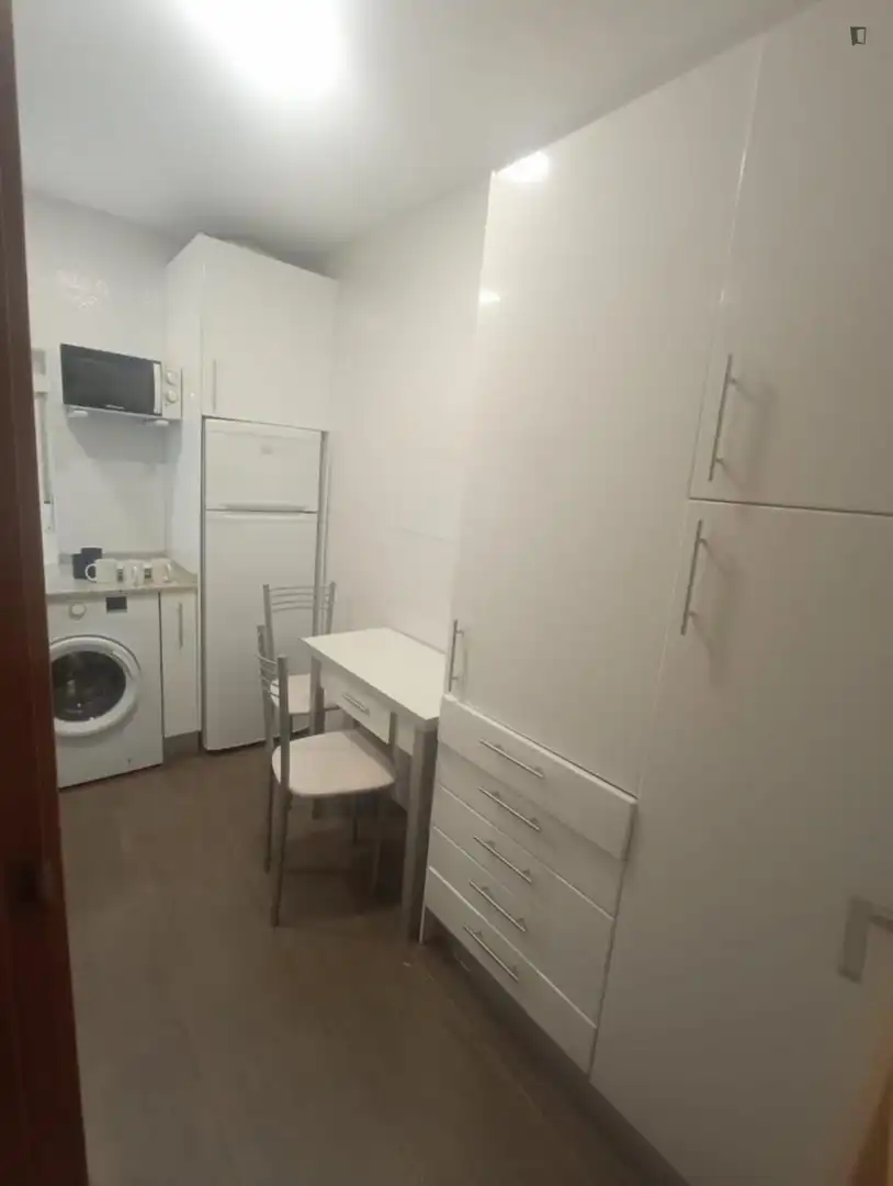 Cuina de Apartament de lloguer en Salamanca amb Calefacció, Moblat i Rentadora